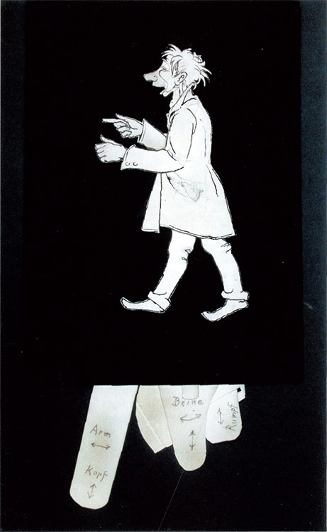 Bewegliches Papierbild von Hans Happ
